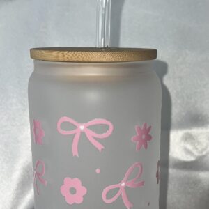 Frosted glass can
