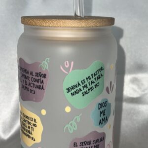 AFIRMACIONES POSITIVAS,FROSTED GLASS CAN.