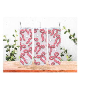 BOW SKINNY TUMBLER.