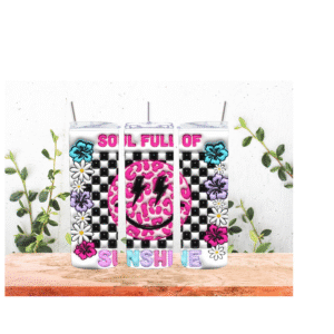 SOUL FULL OF SUNSHINE SKINNY TUMBLER.