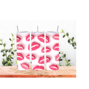 LIPS SKINNY TUMBLER.