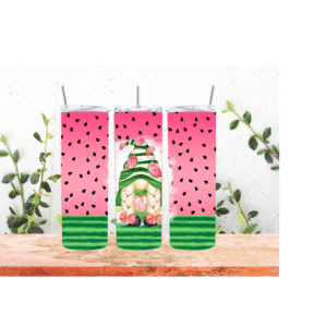 WATER MELON SKIINNY TUMBLER.