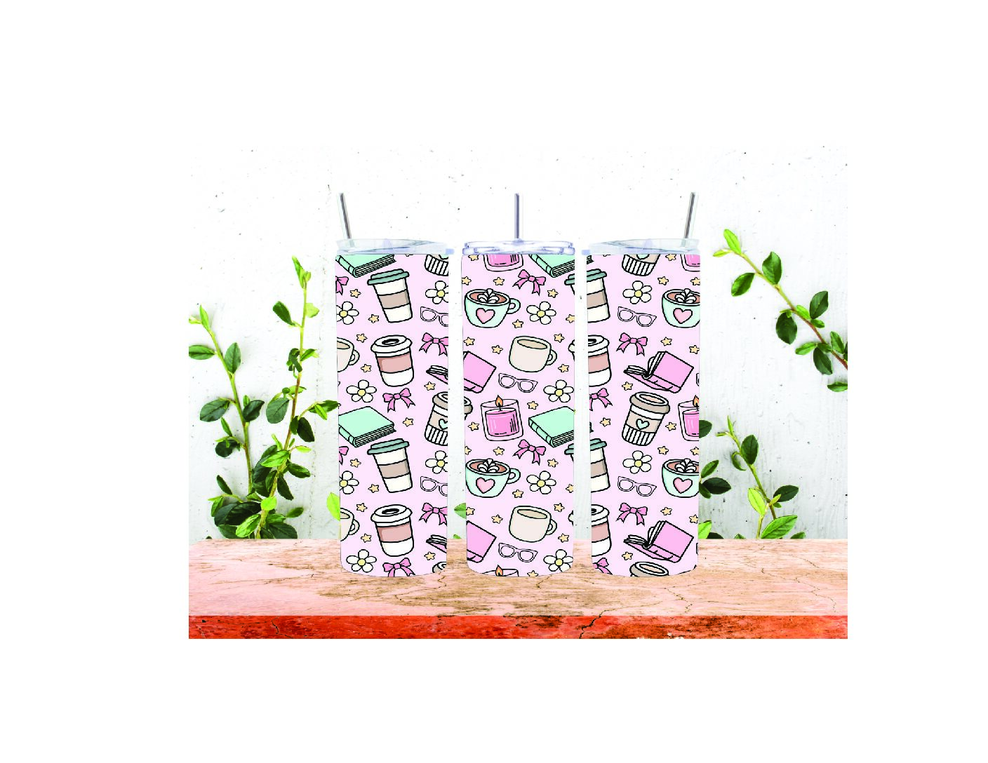 BOOKISH SKINNY TUMBLER