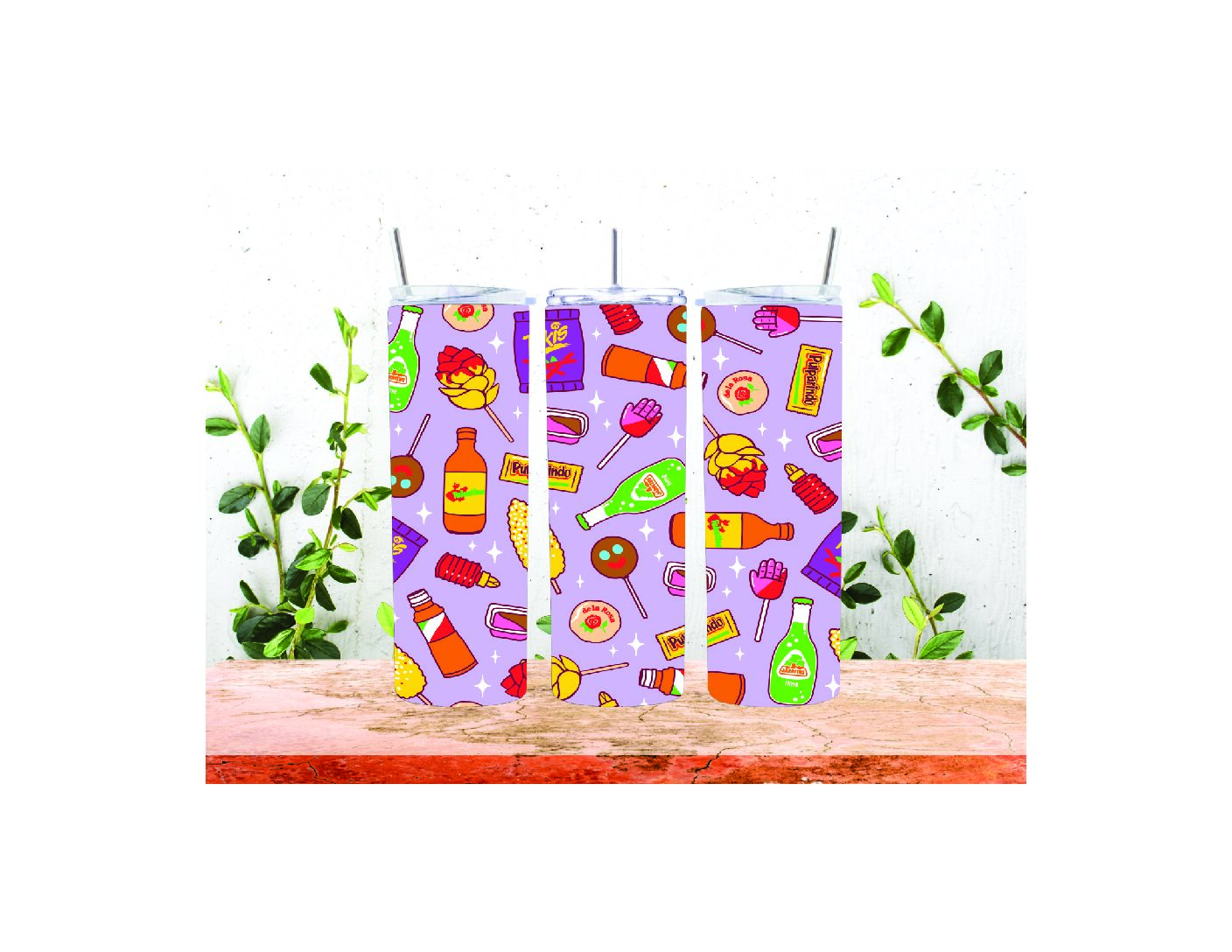 MEXICAN DULCES SKINNY TUMBLER